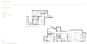 the-giverny-residences-6-robin-road-singapore-floor-plan-3-bedroom-type-A-1873sqft